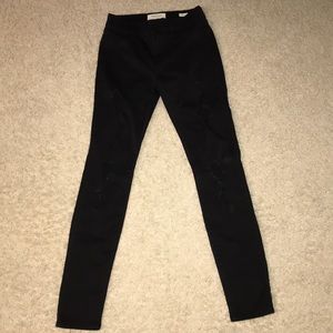 PacSun ripped black jeggings
